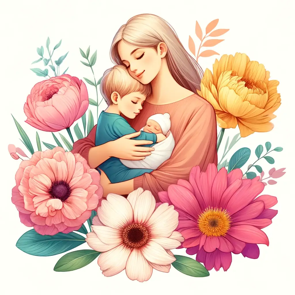 Blühende Liebe - Eine mütterliche Umarmung
