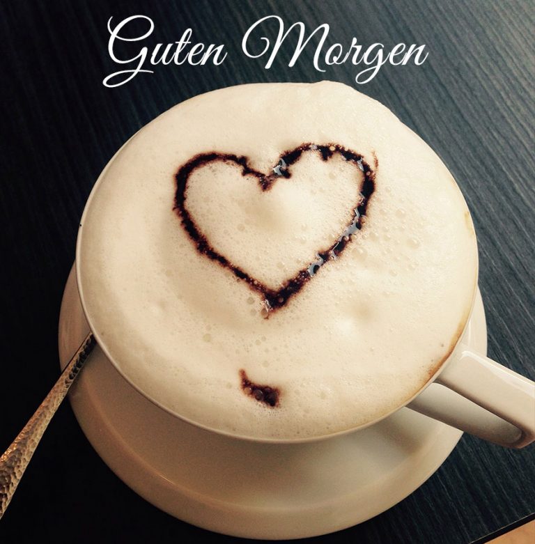 Guten Morgen Kaffee Herz - Wunderbare Bilder