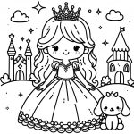 Ausmalbilder Prinzessin