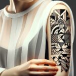 Geometrische Designs Tattoo 3